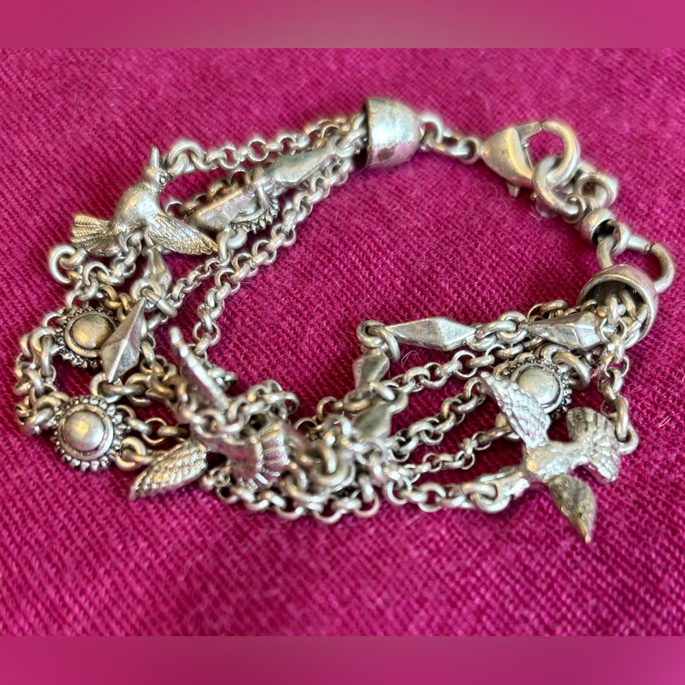 Lucky Brand Silver Bird Bracelet